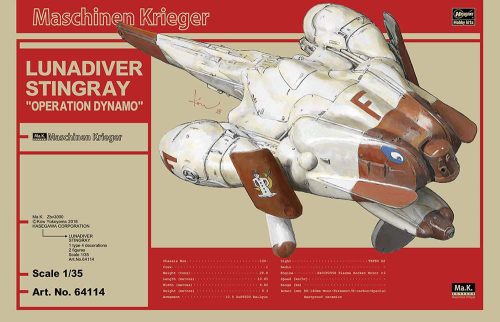 Hasegawa 1:35 Lunadiver Stingray