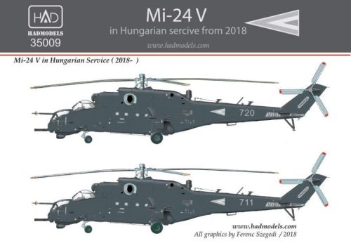 HADModels 1:35 Mi-24V NATO grey painting 2018 decal sheet