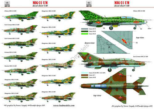 HADModels - 1:48 Mikoyan MiG-21UM part 1
