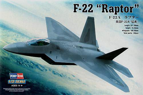 Hobbyboss 1:72 Boeing F-22 Raptor