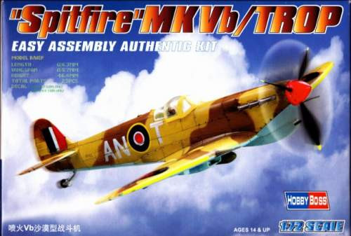 Hobbyboss 1:72 Spitfire MK Vb Trop 80213 repülő makett