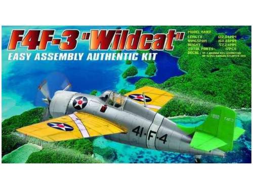 Hobbyboss 1:72 F4F-3 wildcat 80219 repülő makett