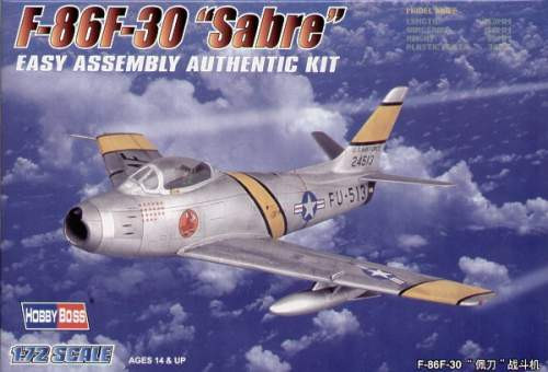 Hobbyboss 1:72 F-86F-30 Sabre 80258 repülő makett