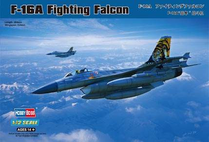 Hobbyboss 1:72 F-16A Fighting Falcon 80272 repülő makett