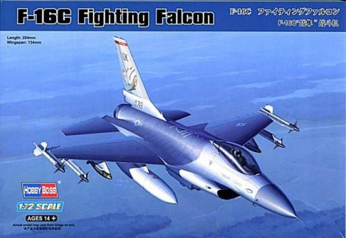Hobbyboss 1:72 F-16C Fighting Falcon 80274 repülő makett