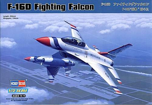 Hobbyboss 1:72 F-16D Fighting Falcon 80275 repülő makett