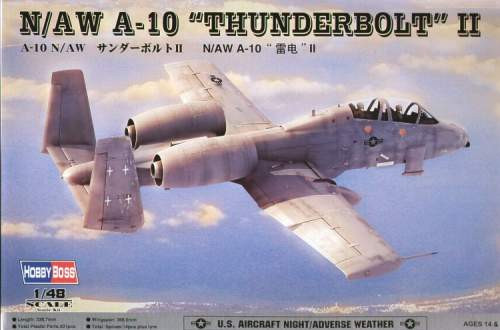 Hobbyboss 1:48 N/AW A-10 Thunderbolt II 80324 repülő makett