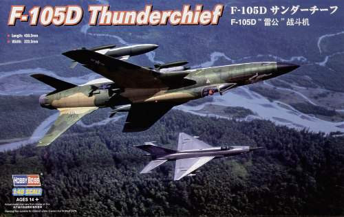 Hobbyboss - 1:48 Republic F-105D Thunderchief repülő makett