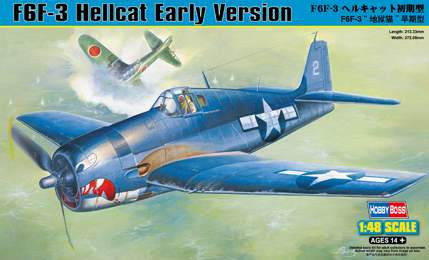Hobbyboss 1:48 British Fleet Air Arm Hellcat Mk.II