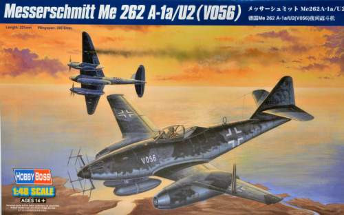 Hobbyboss 1:48 Messerschmitt Me 262 A-10:U2 (V056) 80374 repülő makett
