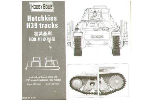 Hobbyboss 1:35 Hotchkiss H39 tracks tank lánctalp 81003 