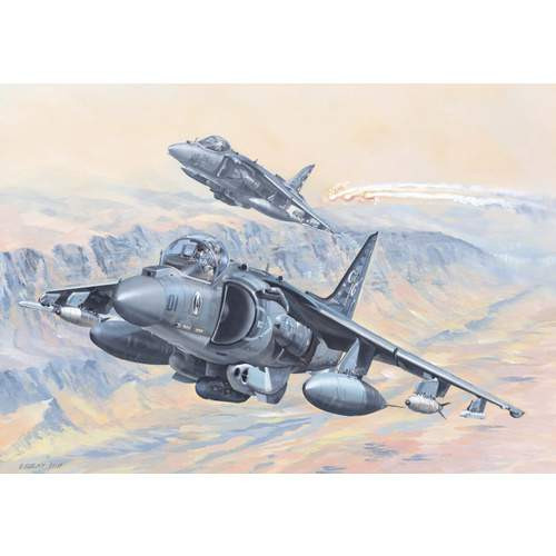 Hobbyboss 1:18 AV-8B Harrier II repülő makett