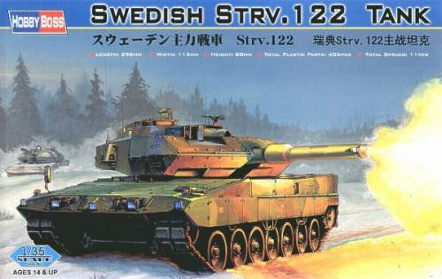 Hobbyboss 1:35 Swedish STRV.122 Tank 82404 harcjármű makett