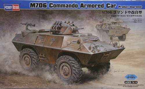 Hobbyboss 1:35 M706 Commando Armored Car 82419 harcjármű makett