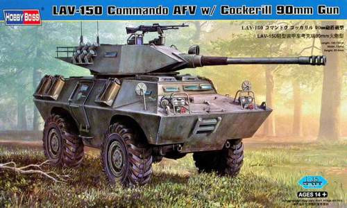 Hobbyboss 1:35 LAV-150 Commando AFV w: Cockerill 90 mm Gun