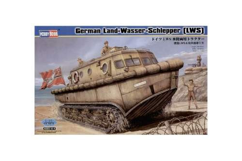 Hobbyboss 1:35 German Land-Wasser-Schlepper (LWS) 82430 harcjármű makett
