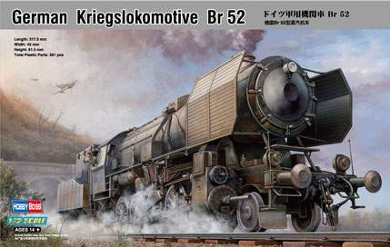 Hobbyboss 1:72 German Kriegslokomotive Br52