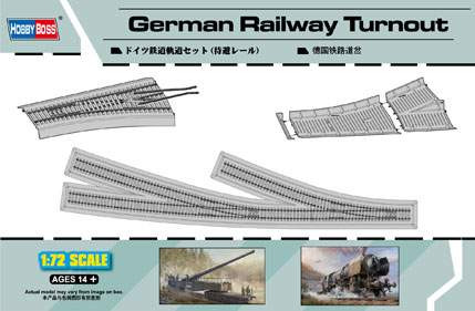 Hobbyboss 1:72 German Railway Turnout 82909 vasúti pálya makett