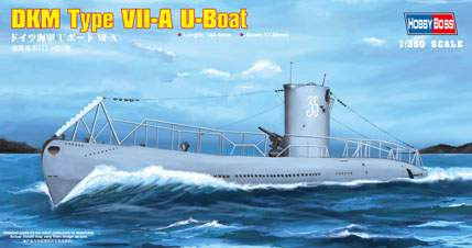 Hobbyboss 1:350 VII-A U-Boat 83503 tengeralattjáró makett