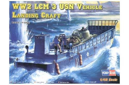 Hobbyboss 1:48 WW2 LCM 3 USN Vehicle Landing Craft 