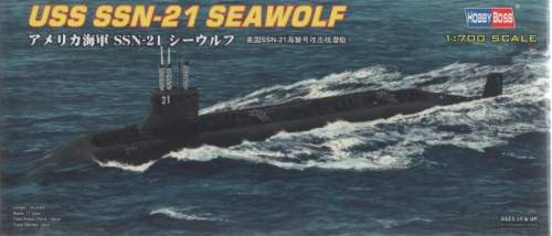 Hobbyboss 1:700 SSN-21 Seawolf 87003 tengeralattjáró makett