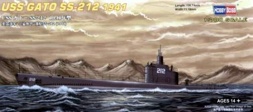 Hobbyboss 1:700 USS Gato SS-212 1941 87012 tengeralattjáró makett