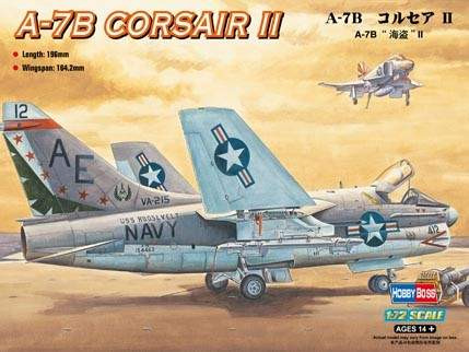 Hobbyboss 1:72 A-7B Corsair II 87202 repülő makett