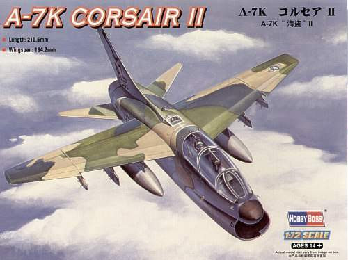 Hobbyboss 1:72 A-7K Corsair II 87212 repülő makett