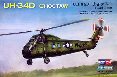 Hobbyboss 1:72 UH-34D Choctaw 87222 helikopter makett