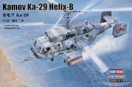 Hobbyboss 1:72 Kamov Ka-29 Helix-B 87227 helikopter makett
