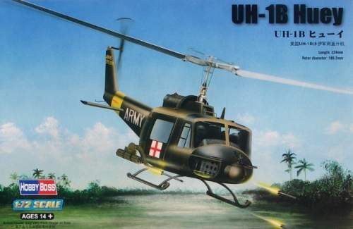 Hobbyboss 1:72 Uh-1B Huey 87228 helikopter makett