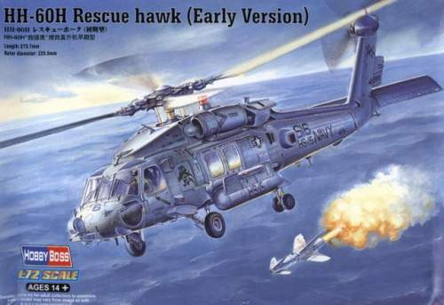 Hobbyboss 1:72 HH-60H Rescue Hawk early version 87234 helikopter makett