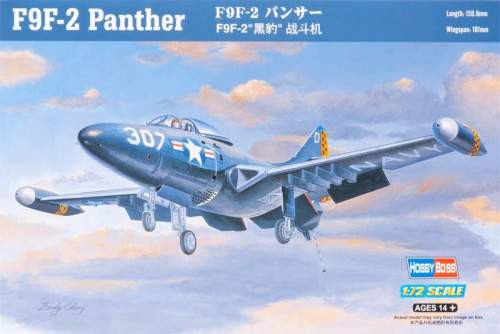 Hobbyboss 1:72 F9F-2 Panther 87248 repülő makett