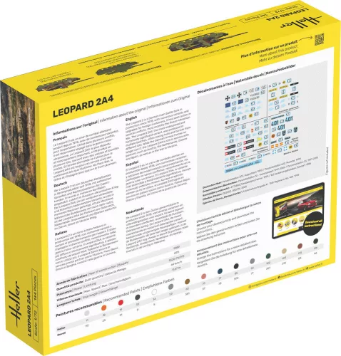 Heller 1:72 STARTER KIT Leopard 2A4