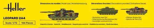 Heller 1:72 STARTER KIT Leopard 2A4