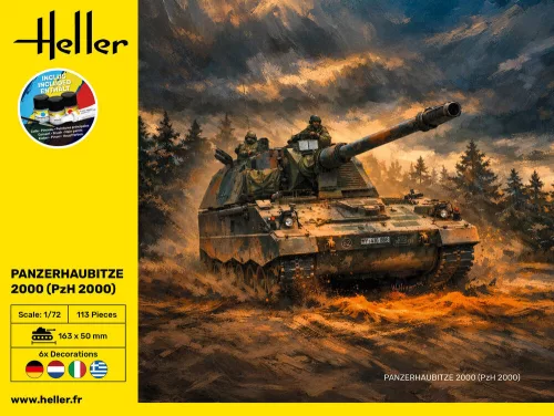Heller 1:72 STARTER KIT Panzerhaubitze 2000 (PzH 2000)
