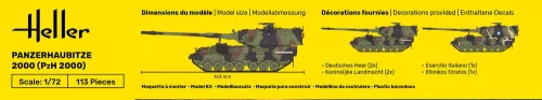 Heller 1:72 STARTER KIT Panzerhaubitze 2000 (PzH 2000)