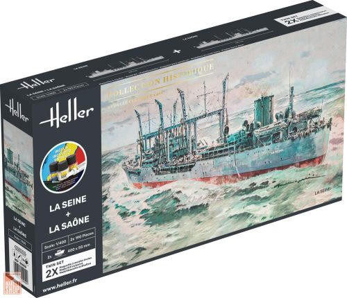 Heller 1:400 STARTER KIT LA SEINE + LA SAONE TWINSET