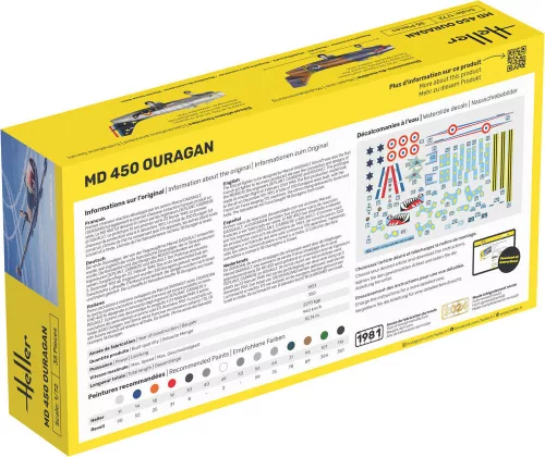 Heller 1:72 STARTER KIT MD 450 Ouragan