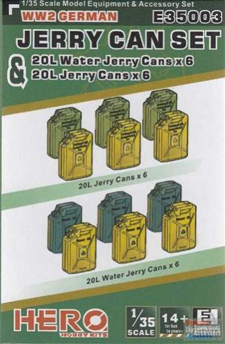 Hero Hobby 1:35 WWII German Jerry can water set