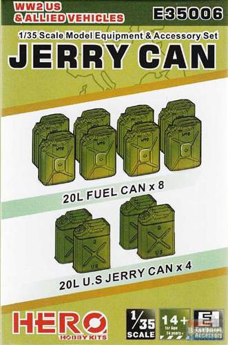 Hero Hobby 1:35 WWII US and allied jerry can set
