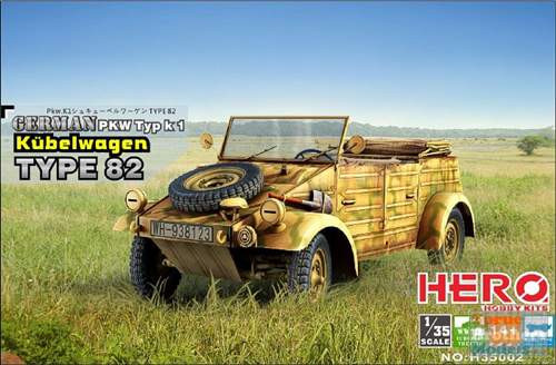 Hero Hobby 1:35 German PKW Typ K1 Kubelwagen Type 82