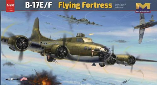 HK Model 1:32 B-17E/F ”Flying Fortress” repülő makett