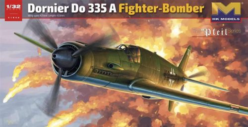 HK Model 1:32 Dornier Do 335 A Fighter Bomber repülő makett