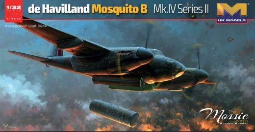 HK Model 1:32 de Havilland Mosquito B Mk. IV repülő makett