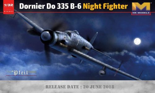 HK Model 1:32 Dornier Do 335 B-6 Night Fighter repülő makett