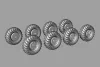 Hauler 1:72 Wheels for 9K714 OKA (SS-23 Spider) for Hobby Boss