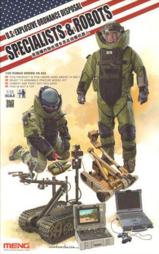Meng Model 1:35 US Explosive Ordnance Disposal- Specialist & Robots