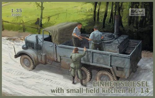 IBG Model 1:35 EINHEITS  DIESEL with small field kitchen Hf.14 