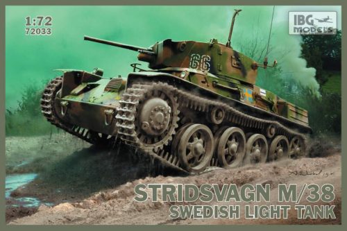 IBG Model 1:72 Stridsvagn M/38 Swedish light tank